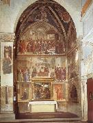 Domenico Ghirlandaio family chapel of the Sassetti France oil painting artist